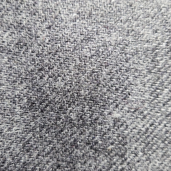 Vintage Scottish Tweed 1 Yard St Andrews Woollen Mill Charcoal Wool Fabric - Picture 4 of 8